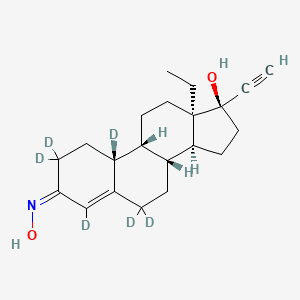 molecular formula C21H29NO2 B13852742 17-Desacetyl Norgestimate-d6 (Major) 