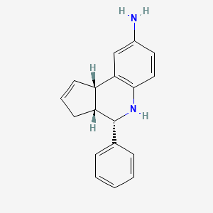 (3Ar,4s,9bs)-4-phenyl-3a,4,5,9b-tetrahydro-3h-cyclopenta[c]quinolin-8-amine