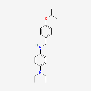 N1,N1-diethyl-N4-(4-isopropoxybenzyl)-1,4-benzenediamine