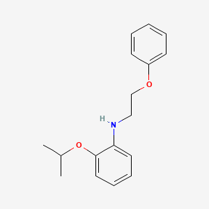 molecular formula C17H21NO2 B1385278 2-Isopropoxy-N-(2-phenoxyethyl)aniline CAS No. 1040682-86-7