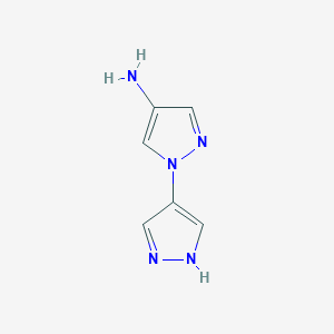 1-(1H-pyrazol-4-yl)pyrazol-4-amine