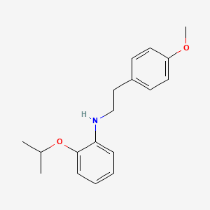 molecular formula C18H23NO2 B1385280 2-Isopropoxy-N-(4-methoxyphenethyl)aniline CAS No. 1040682-94-7