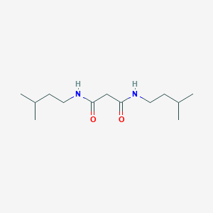 molecular formula C13H26N2O2 B138529 N,N'-bis(3-methylbutyl)propanediamide CAS No. 126947-45-3