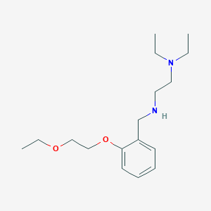 molecular formula C17H30N2O2 B1385300 N1-[2-(2-ethoxyethoxy)benzyl]-N2,N2-diethyl-1,2-ethanediamine CAS No. 1040686-25-6