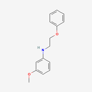 molecular formula C15H17NO2 B1385304 3-Methoxy-N-(2-phenoxyethyl)aniline CAS No. 61040-69-5