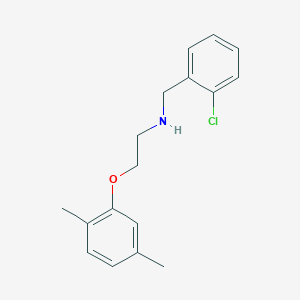 molecular formula C17H20ClNO B1385309 N-(2-Chlorobenzyl)-2-(2,5-dimethylphenoxy)-1-ethanamine CAS No. 1040684-29-4