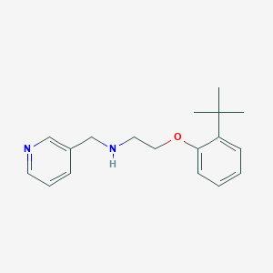 N-{2-[2-(Tert-butyl)phenoxy]ethyl}-N-(3-pyridinylmethyl)amine