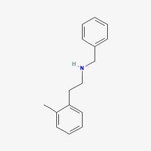 molecular formula C16H19N B1385317 N-Benzyl-2-(2-methylphenyl)-1-ethanamine CAS No. 774482-57-4
