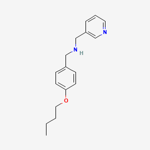 molecular formula C17H22N2O B1385323 N-(4-Butoxybenzyl)(3-pyridinyl)methanamine CAS No. 1040685-70-8