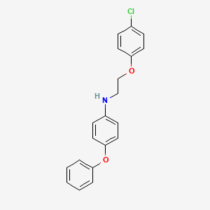 N-[2-(4-Chlorophenoxy)ethyl]-4-phenoxyaniline