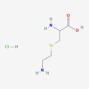 3-[(2-Aminoethyl)selanyl]alanine--hydrogen chloride (1/1)