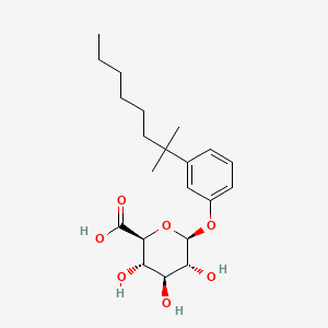 3-(1,1-Dimethylheptyl)phenol beta-D-Glucopyranosiduronic Acid