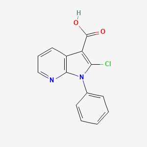 2-Chloro-1-phenylpyrrolo[2,3-b]pyridine-3-carboxylic acid