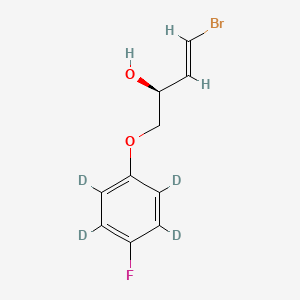 (2S,3E)-4-Bromo-1-(4-fluorophenoxy)-3-buten-2-ol-d4