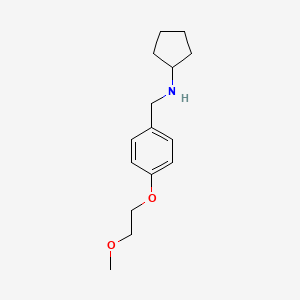 N-[4-(2-Methoxyethoxy)benzyl]cyclopentanamine