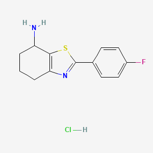 2-(4-Fluorophenyl)-4,5,6,7-tetrahydro-1,3-benzothiazol-7-amine-Hydrochloride