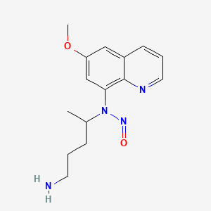 N-(5-Aminopentan-2-yl)-N-(6-methoxyquinolin-8-yl)nitrous Amide