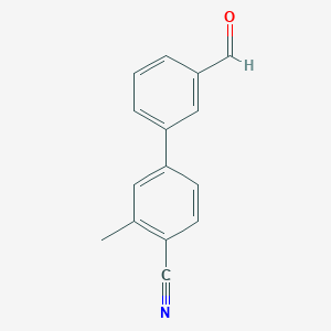 4-(3-Formylphenyl)-2-methylbenzonitrile