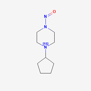 1-Cyclopentyl-4-nitrosopiperazine-15N