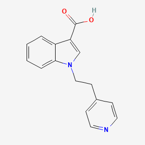 1-(2-Pyridin-4-ylethyl)indole-3-carboxylic acid