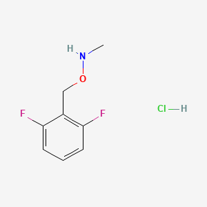 molecular formula C8H10ClF2NO B13853573 O-(2,6-Difluorobenzyl)-N-methylhydroxylamine Hydrochloride 