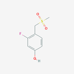 3-Fluoro-4-methanesulfonylmethylphenol