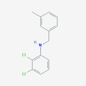 molecular formula C14H13Cl2N B1385365 2,3-Dichloro-N-(3-methylbenzyl)aniline CAS No. 1040042-94-1