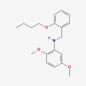 molecular formula C19H25NO3 B1385370 N-(2-Butoxybenzyl)-2,5-dimethoxyaniline CAS No. 1040688-51-4