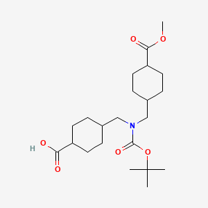 N-(1,1-Dimethylethoxy)carbonyl Tranexamic Acid Dimer Methyl Ester