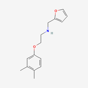 molecular formula C15H19NO2 B1385389 N-[2-(3,4-二甲基苯氧基)乙基]-N-(2-呋喃基甲基)胺 CAS No. 1040684-63-6