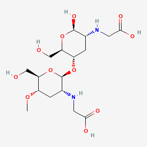 molecular formula C17H30N2O11 B13853915 Chitosan N-(carboxymethyl); Carboxymethylchitosan; N-Carboxymethylchitosan 