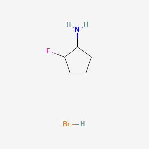 2-Fluorocyclopentan-1-amine;hydrobromide