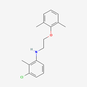 3-Chloro-N-[2-(2,6-dimethylphenoxy)ethyl]-2-methylaniline