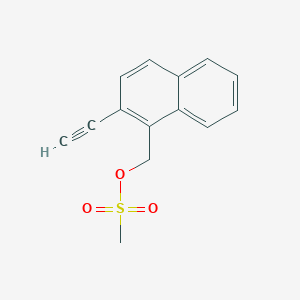 (2-ethynylnaphthalen-1-yl)methyl methanesulfonate