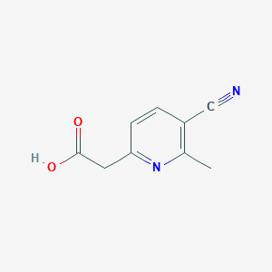 2-(5-Cyano-6-methylpyridin-2-yl)acetic acid