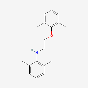 molecular formula C18H23NO B1385402 N-[2-(2,6-二甲基苯氧基)乙基]-2,6-二甲基苯胺 CAS No. 1040686-21-2