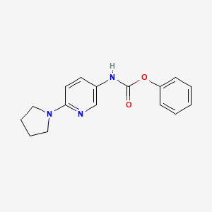 Phenyl 6-(pyrrolidin-1-yl)pyridin-3-ylcarbamate