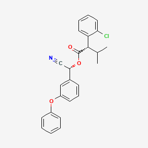 (alphaS)-(R)-cyano(3-phenoxyphenyl)methyl-2-(2-chlorophenyl)-3-methylbutanoate