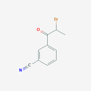 3-(2-Bromopropanoyl)benzonitrile