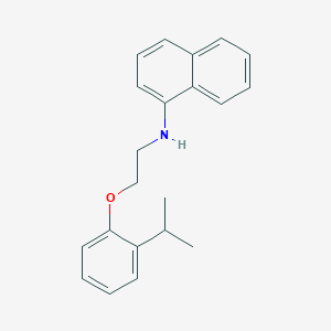 molecular formula C21H23NO B1385411 N-[2-(2-异丙基苯氧基)乙基]-1-萘胺 CAS No. 1040683-99-5