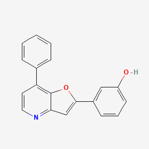 3-(7-Phenylfuro[3,2-b]pyridin-2-yl)phenol