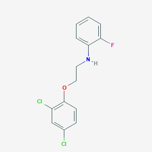 N-[2-(2,4-Dichlorophenoxy)ethyl]-2-fluoroaniline