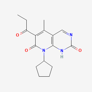 8-Cyclopentyl-5-methyl-6-propionylpyrido[2,3-d]pyrimidine-2,7(3H,8H)-dione