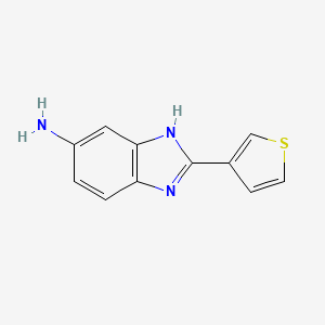 2-thiophen-3-yl-3H-benzimidazol-5-amine