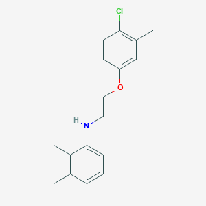 molecular formula C17H20ClNO B1385420 N-[2-(4-氯-3-甲基苯氧基)乙基]-2,3-二甲基苯胺 CAS No. 1040682-51-6