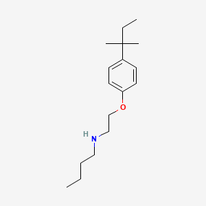 molecular formula C17H29NO B1385422 N-{2-[4-(Tert-pentyl)phenoxy]ethyl}-1-butanamine CAS No. 1040692-06-5