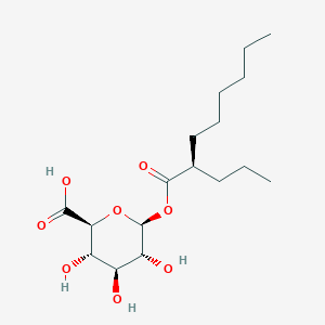 R-(-)-Arundic Acid Acyl-beta-D-Glucuronide