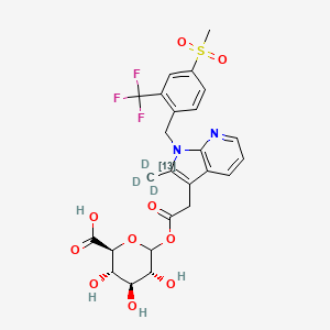 Fevipiprant Acyl Glucuronide-13CD3