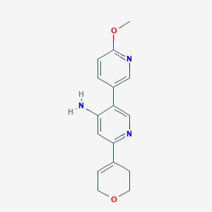 6-(3,6-dihydro-2H-pyran-4-yl)-6'-methoxy-3,3'-bipyridin-4-amine