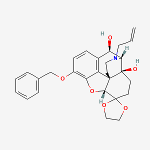 molecular formula C28H31NO6 B13854293 9'-(Benzyloxy)-4a',13'-diol Naloxone 